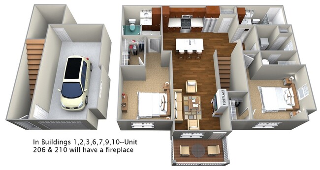 Floorplan - Cedar Place Apartments