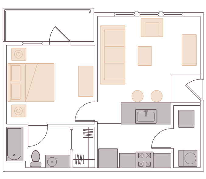 Ashland 1 Bed 1 Bath - Apartments on Edgehill