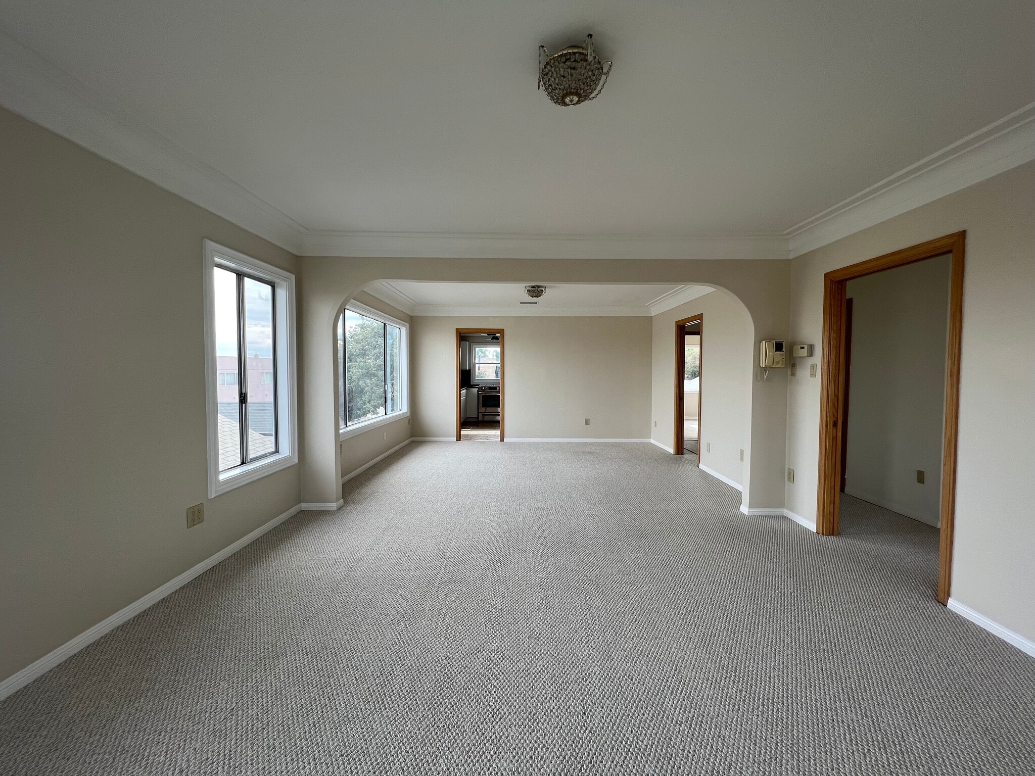 Living room and dining room - 831 W 3rd St
