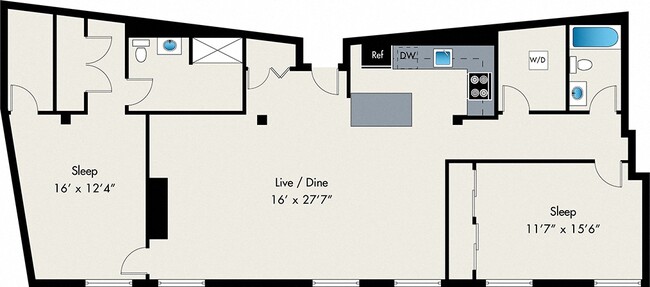 Floorplan - The Lofts at Gin Alley