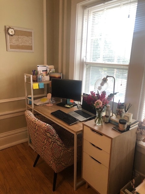 Work space in large Dining Room - 212 N Oak Park Ave