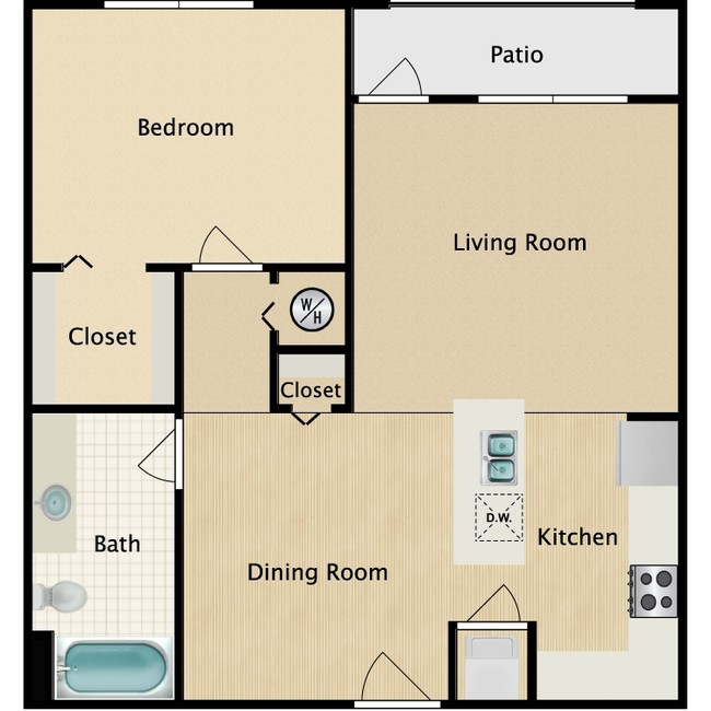 Floorplan - Riversong Apartment Homes
