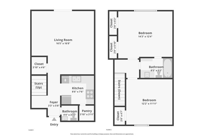 Floorplan - Parker Heights & Flats Apartments