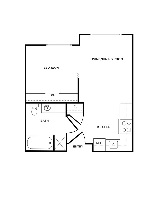 Floorplan - Woodrose Apartments