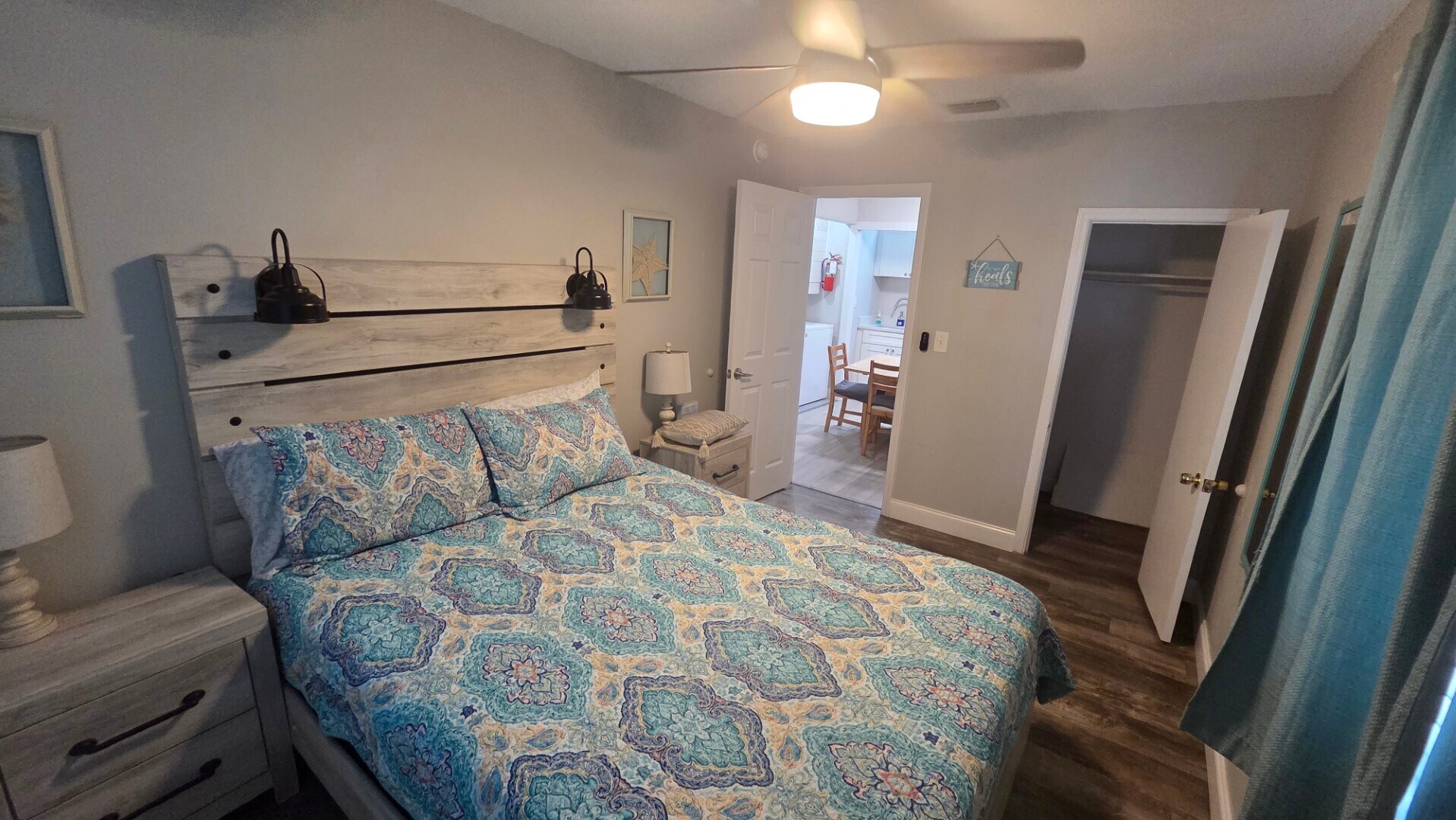 Bedroom looking to the kitchen - 1524 6th St NW