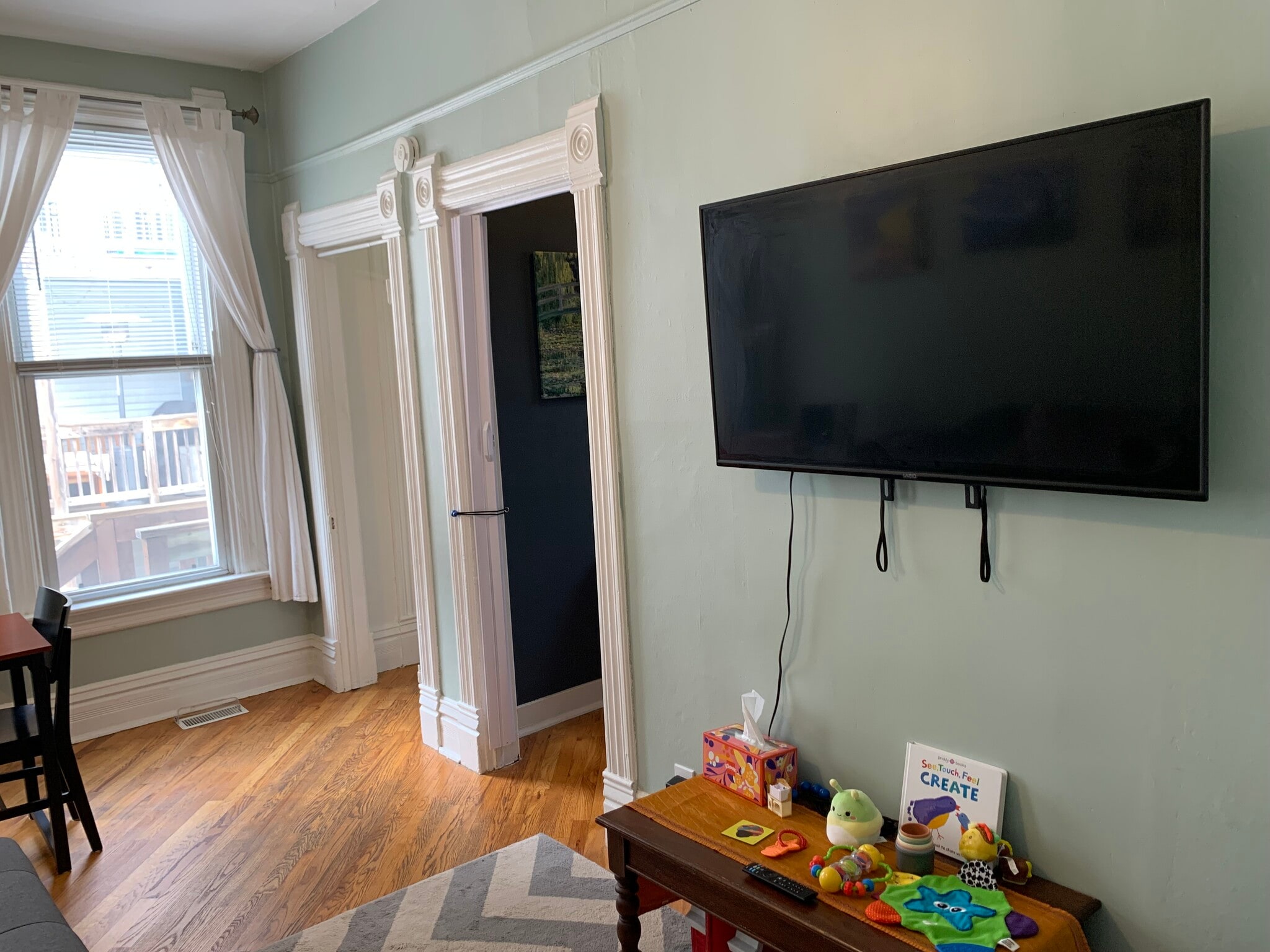 Living Room - Wall Mount TV - 3015 N Clifton Ave