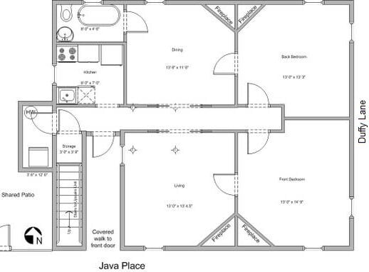Floorplan - 1215 Java Pl