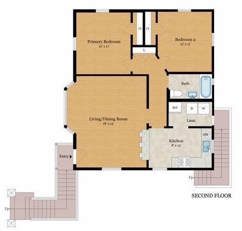 Layout - 1217 N Curson Ave