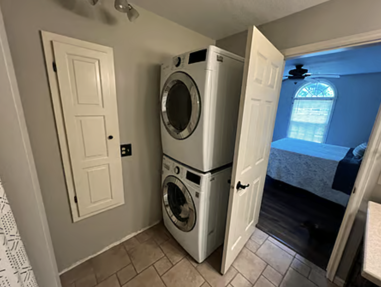 Laundry in Primary Bathroom - 4900 Pleasant St