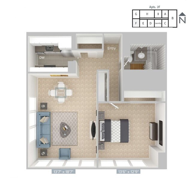 Floorplan - Avalon at Prudential Center
