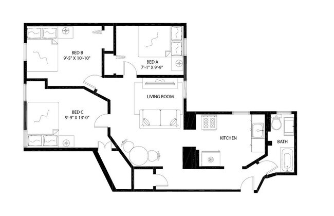 Building Photo - Room in Shared 3 bed/1 bath home