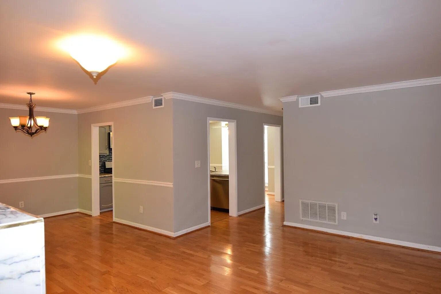 View of the kitchen from living room - 302 Lenox Way NE