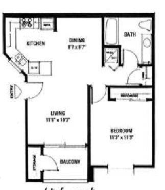 1BR/1BA - Oasis at Mesa Palms Retirement Community
