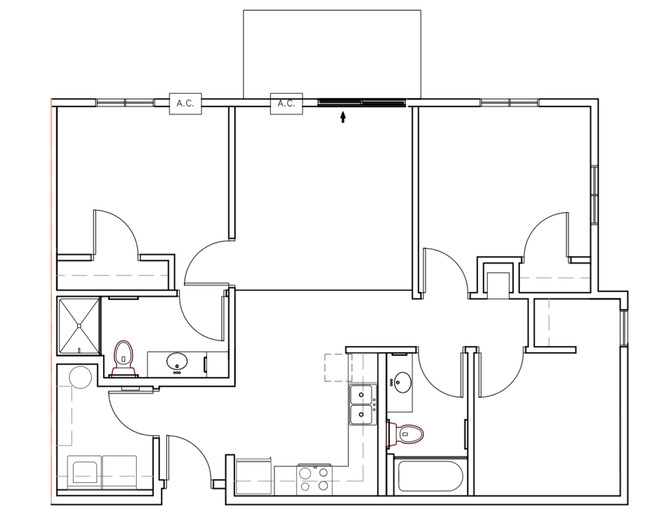 Floorplan - Watford McKenzie Park Apartments