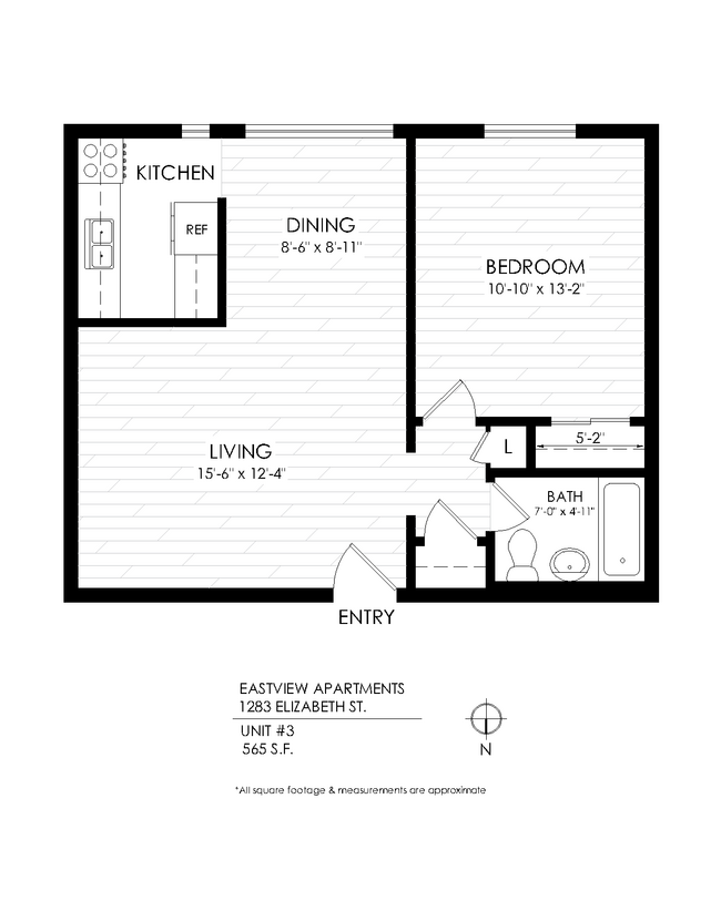 Floorplan - Eastview Apartments
