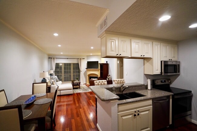 Open Concept Kitchen, Dinning Room & Living Room - 7350 Kirby Dr