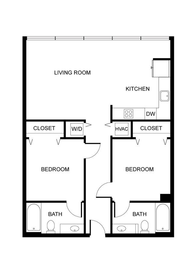 Floorplan - West 7th Apartments
