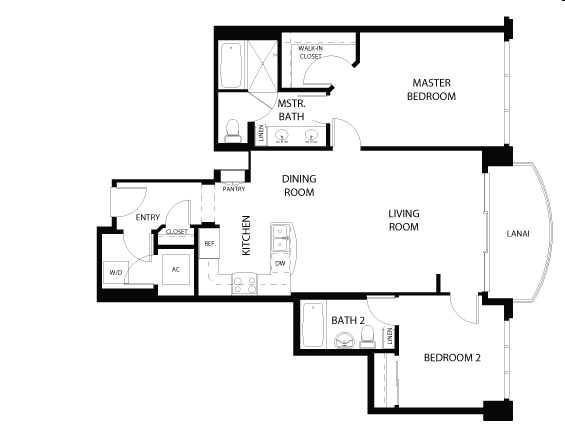 2BR/2BA - Allure Waikiki