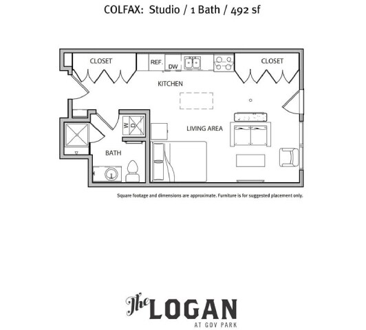 Floorplan - The Logan Apartments