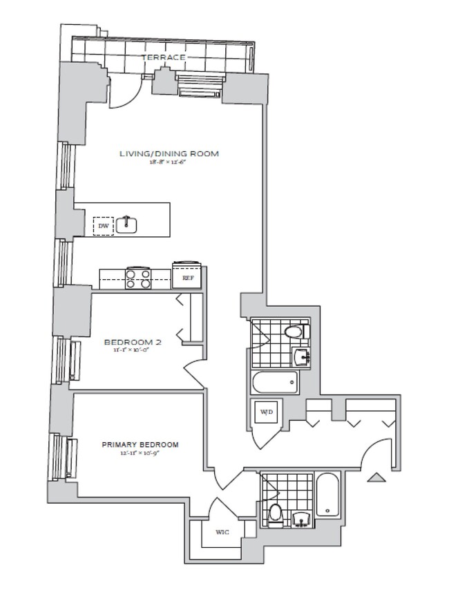 Floorplan - 70 Pine Apartments