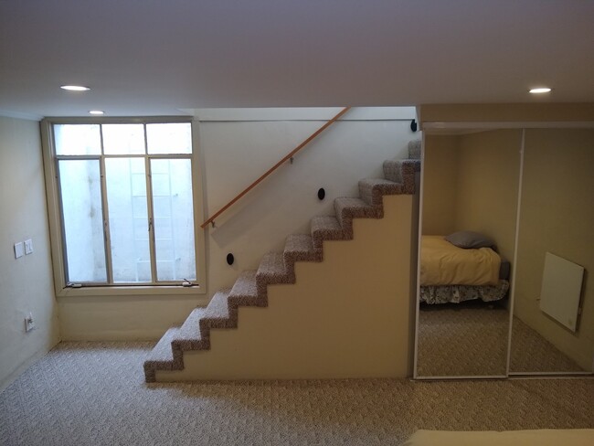 Bedroom closet and large window - 1355 1/2 E Elizabeth St