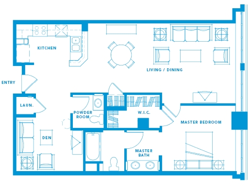 Plan 4 - Aqua Via Apartments