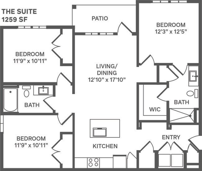 Floorplan - Alta25 Luxury Apartment Homes