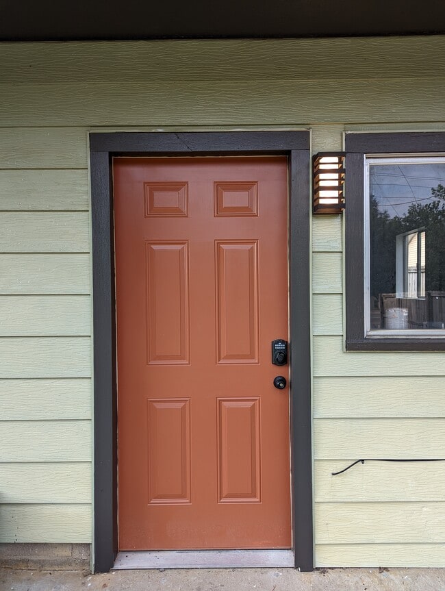 Secondary Front Entrance with Keypad Entry - 2008 E Huntsville Rd