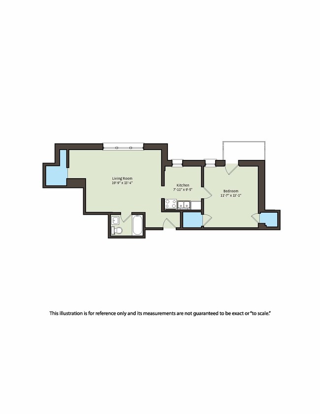 Floorplan - 5528-5532 S. Everett Avenue