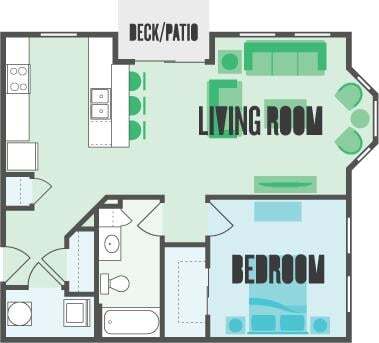Floorplan - Monmouth Row Apartments