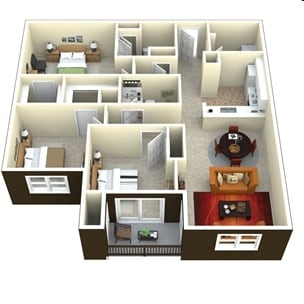 3BR/2BA - Camden Reunion Park