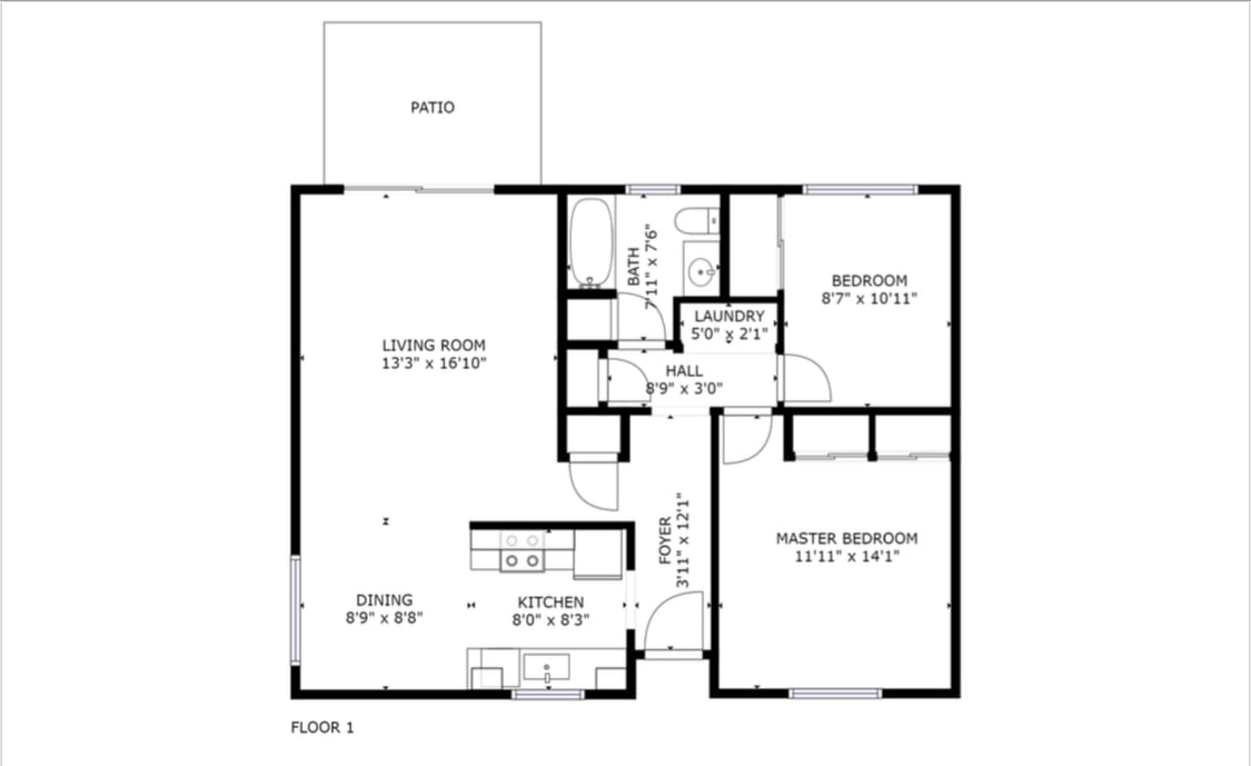 Floor Plan - 20901 SE Morrison St