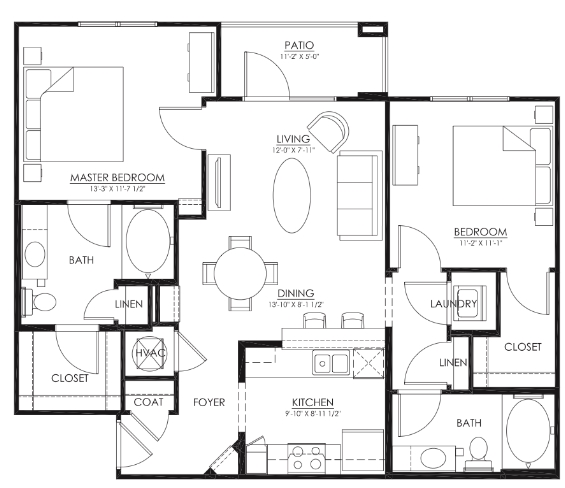 2BR/2BA Splendor - Cambria at Cornerstone