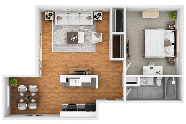 Floorplan - Irving Place Apartments