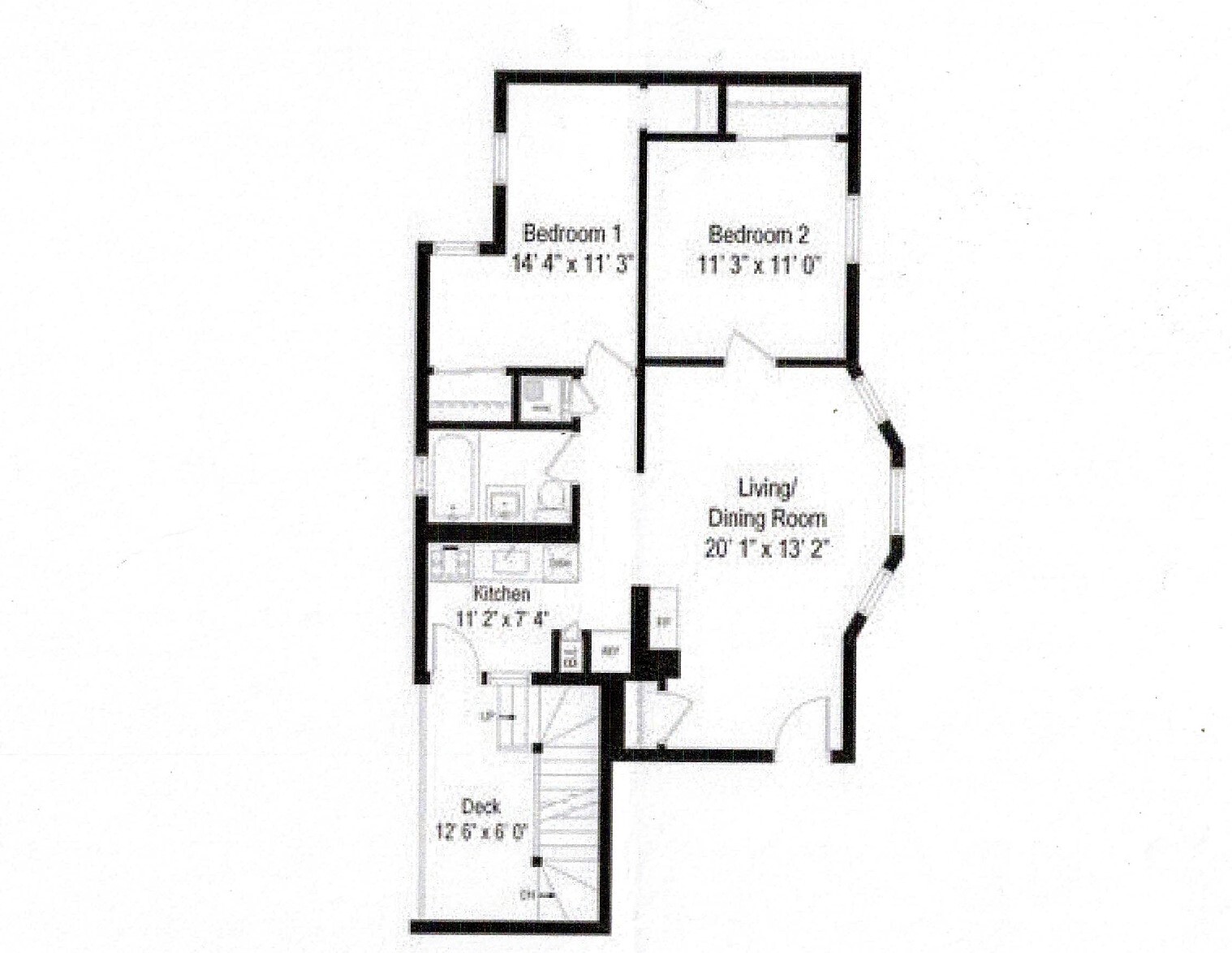 floor plan - 735 W California Ter