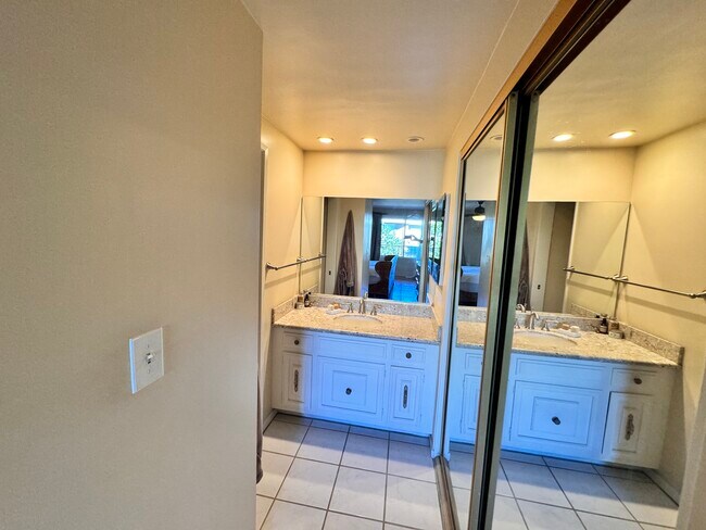 Master bath vanity and closet - 2910 S Peck Ave