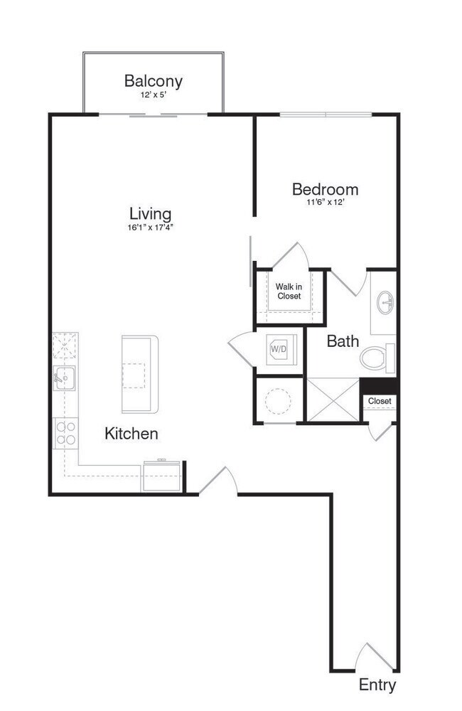Floorplan - The Katy at Victory Park