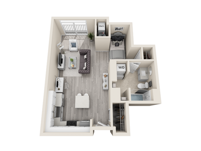 Floorplan - The Cosmopolitan Apartments