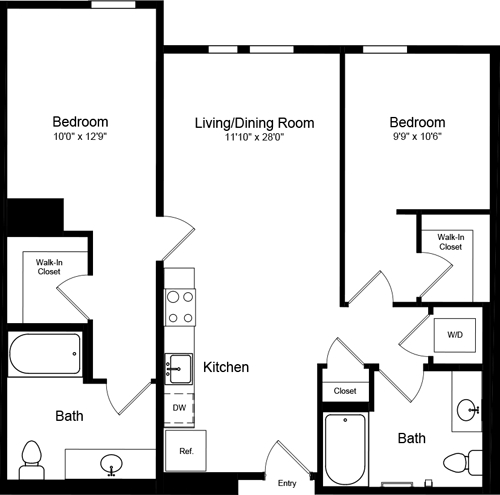 Floorplan - Potrero 1010