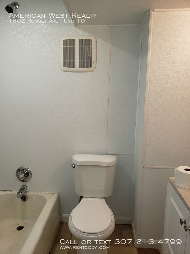 One bedroom efficiency 1802 Rumsey Ave Cody WY 82414 Apartment Finder