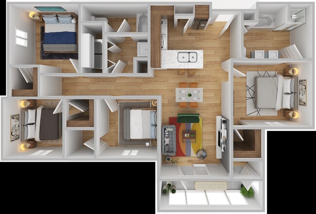 Floorplan - Horizon Pointe Apartments