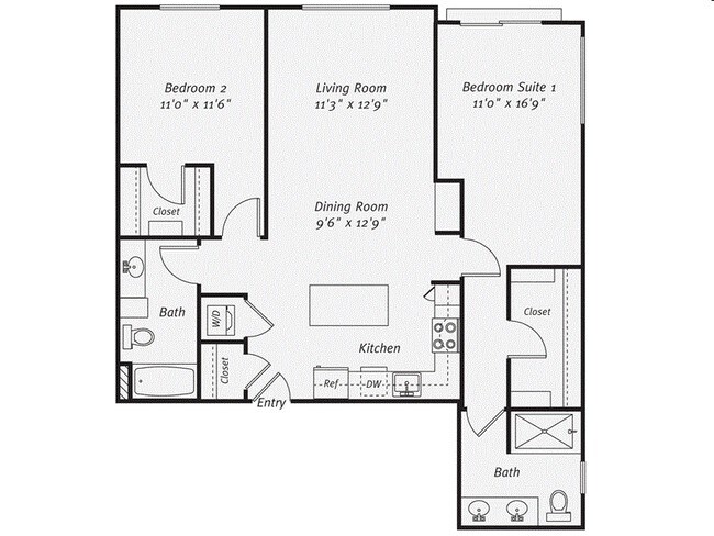 2BR/2BA - Wes on Western