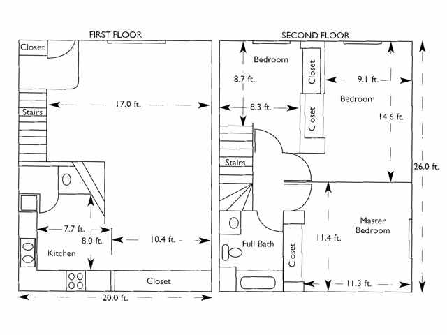 Floorplan - Water's Edge Townhomes