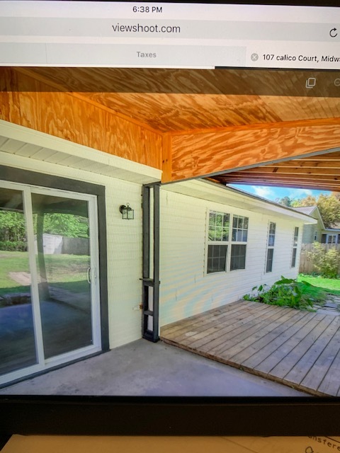 covered back porch - 107 Laurel Oaks