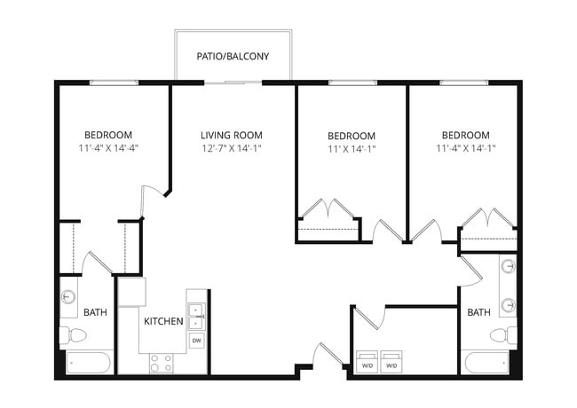 Floorplan - Renaissance Heights Apartment Homes