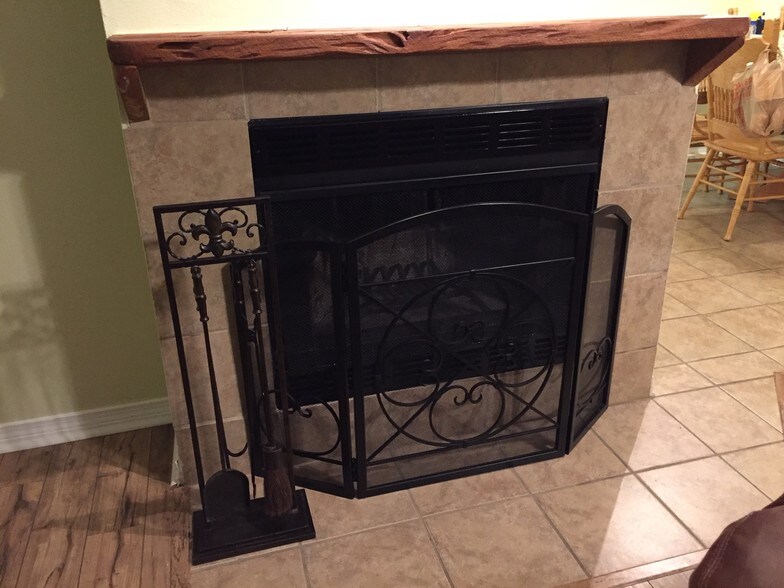 fireplace - 544 Cedarwood Dr