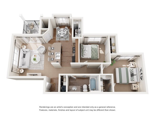 Floorplan - Copper Valley Apartments