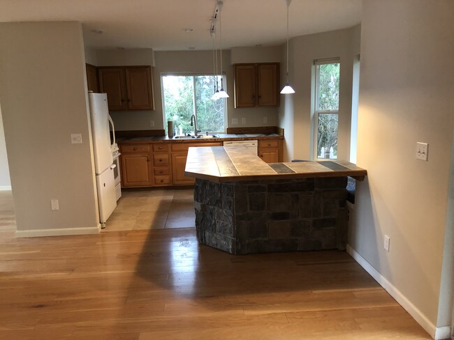 Kitchen from living room. - 3809 Gablecrest Ct