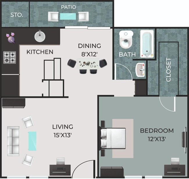 Floorplan - The Palms at Cypress Station