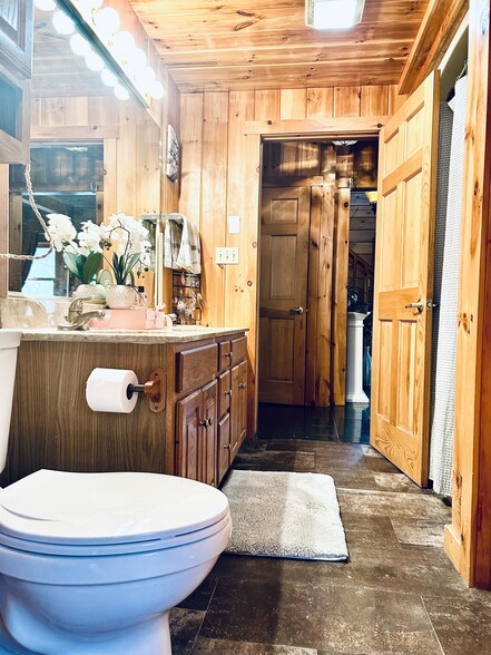 Bathroom with lots of storage - 93 Shepard Ave